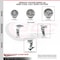Service Caster 6 Inch Semi Steel Cast Iron Caster Set with Roller Bearings 2 Brakes 2 Rigid SCC-20S620-SSR-TLB-2-R-2 - alternate 1